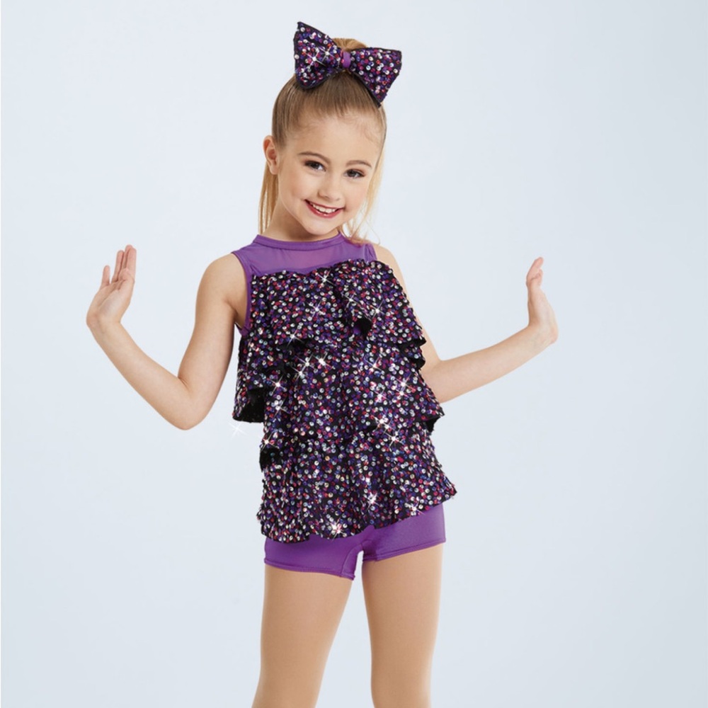 Weissman Dance costume BIG NOISE tutu ballet tap jazz dress biketard XS